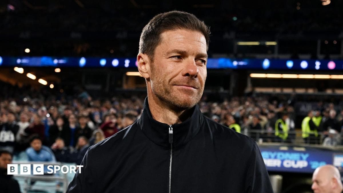 Xabi Alonso coaching Chelsea during a Premier League match